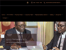Tablet Screenshot of henrysamuelson.com
